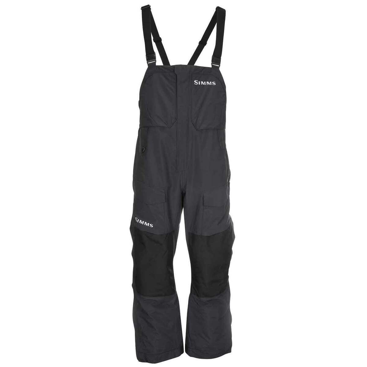 Simms Men's Black Challenger Insulated Fishing Bib - Past Season Simms Men's Black Challenger Insulated Fishing Bib - Past Season