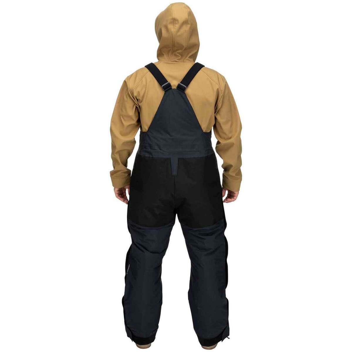 Simms Men's Black Challenger Insulated Fishing Bib - Past Season Simms Men's Black Challenger Insulated Fishing Bib - Past Season