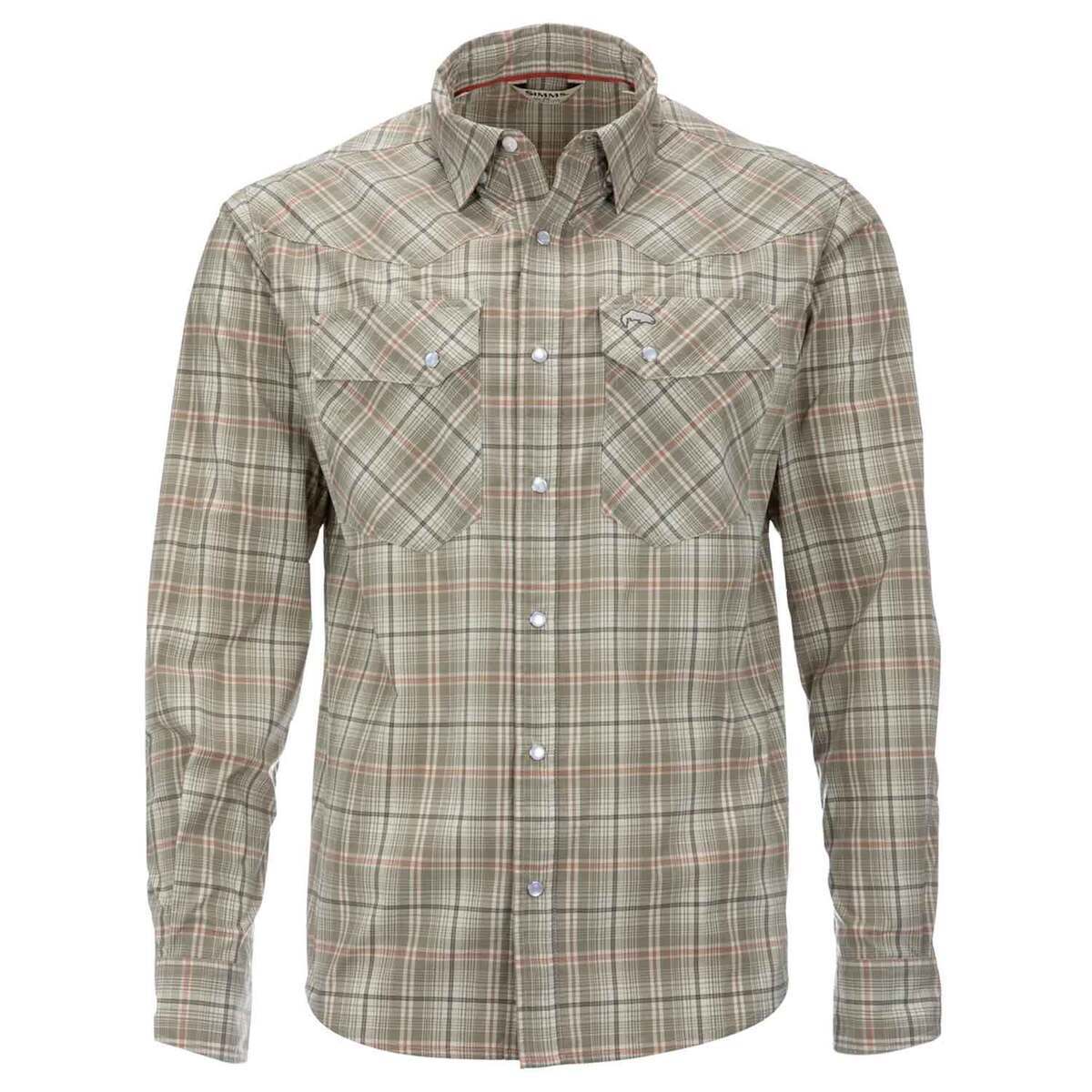 Simms Men's Brackett Long Sleeve Fishing Shirt Simms Men's Brackett Long Sleeve Fishing Shirt