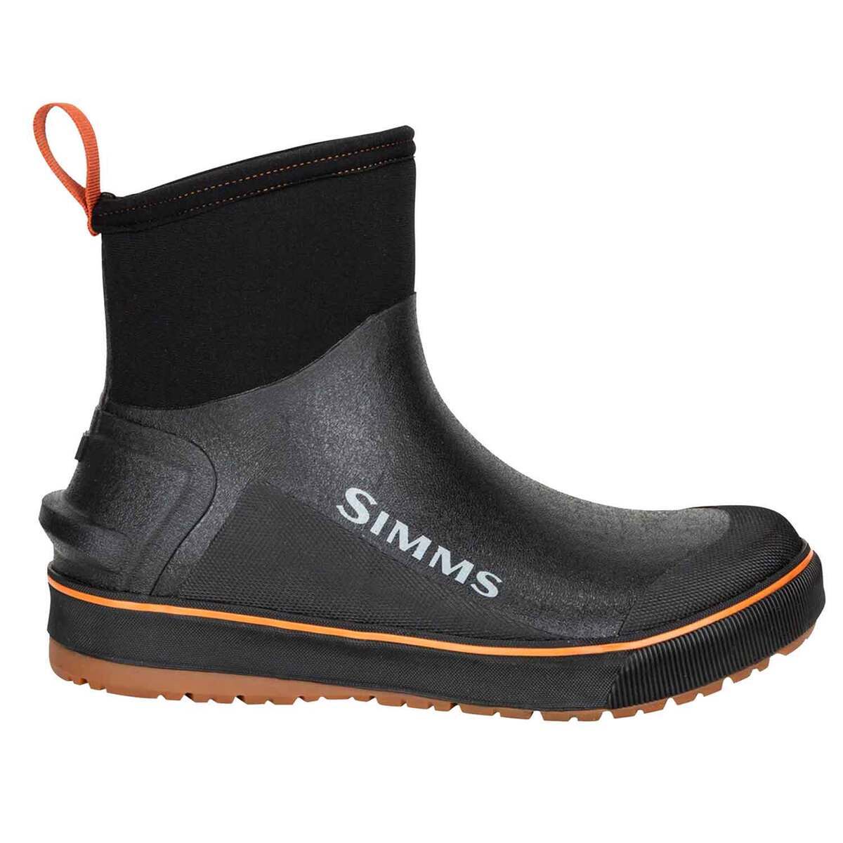 Simms Size Boot Simms Men's Challenger 7in Pull On Boots - Black - Size 11 - Black 11 ...