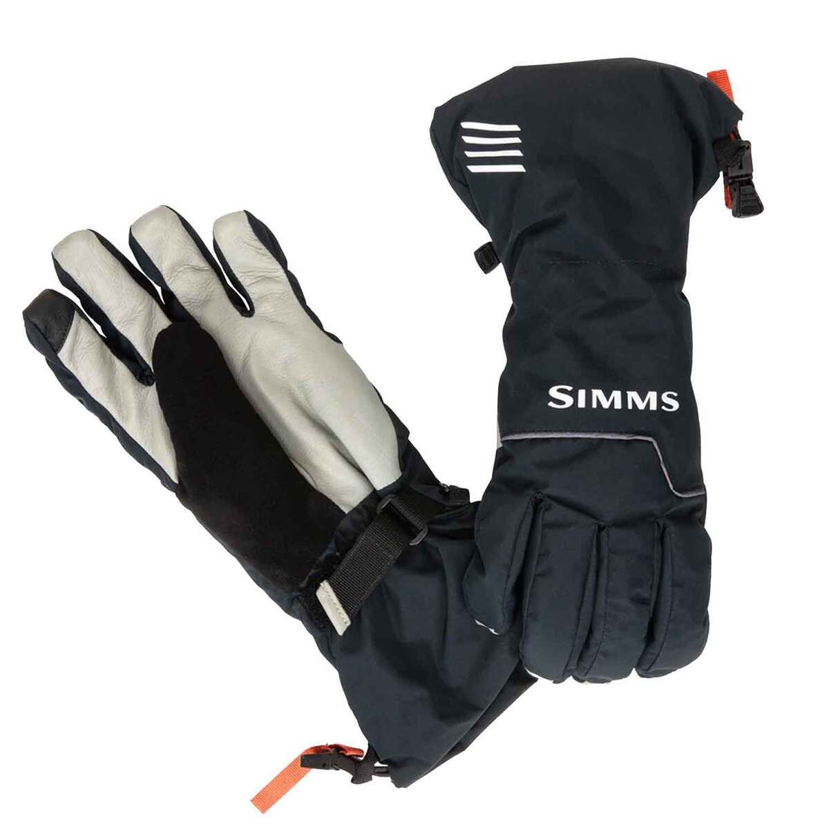 Simms Men's Challenger Insulated Fishing Gloves - Black - S - Black S Simms Men's Challenger Insulated Fishing Gloves - Black - S - Black S