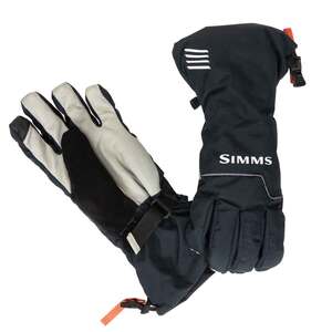 Simms Men's Challenger Insulated Fishing Gloves - Black - S