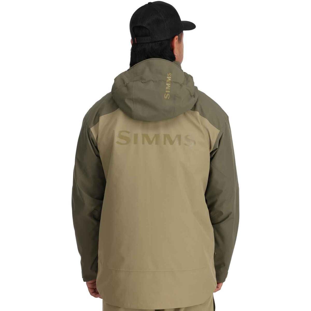Jacket Black Simms Men's Challenger Waterproof Fishing Rain Coat