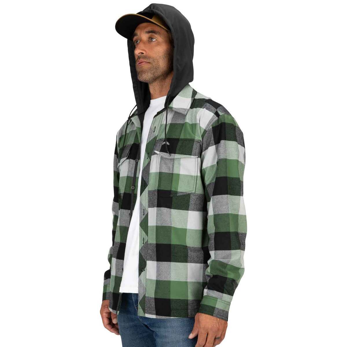 Simms Men's Coldweather Hooded Shirt Jacket Simms Men's Coldweather Hooded Shirt Jacket