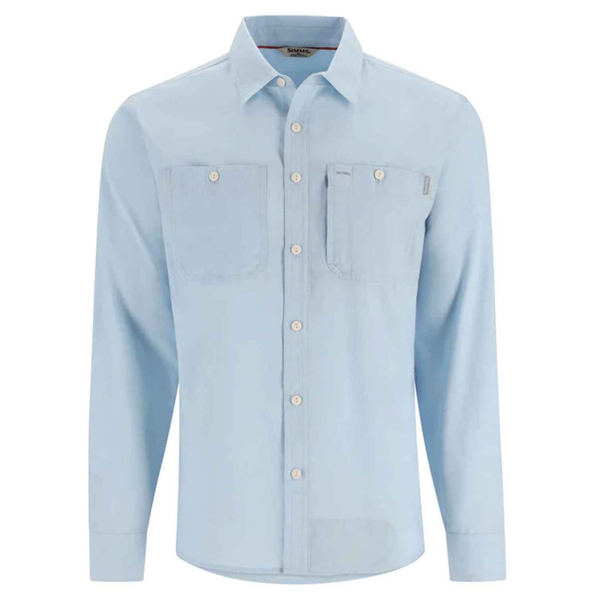 Simms Men's Cutbank Chambray Long Sleeve Fishing Shirt Simms Men's Cutbank Chambray Long Sleeve Fishing Shirt