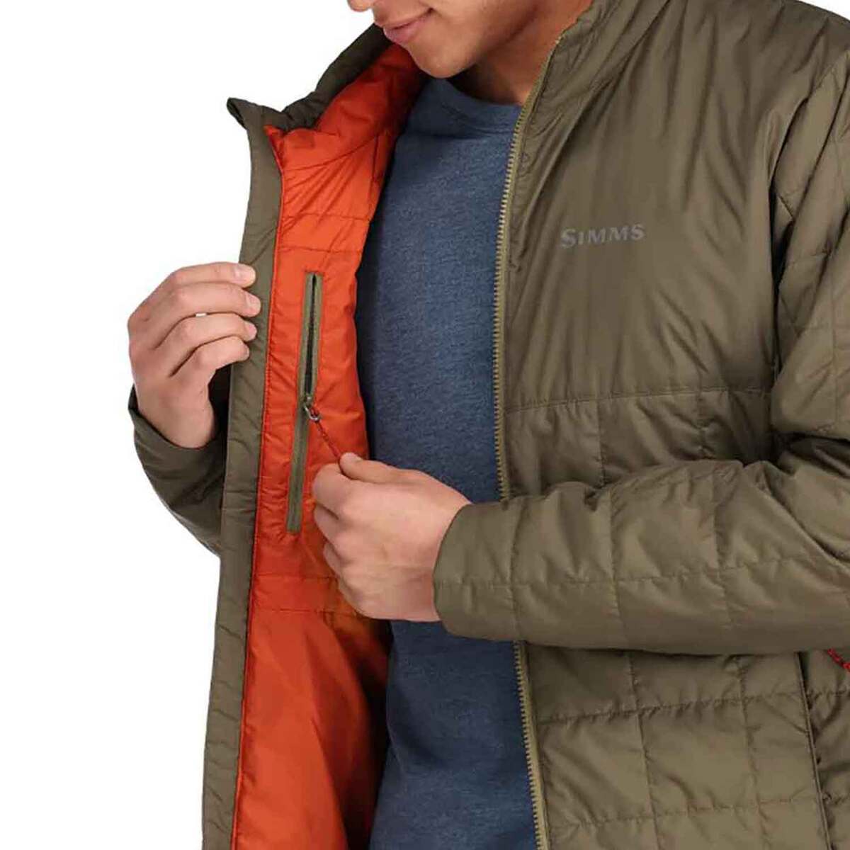 Simms Men's Fall Run Collared Insulated Fishing Jacket Simms Men's Fall Run Collared Insulated Fishing Jacket