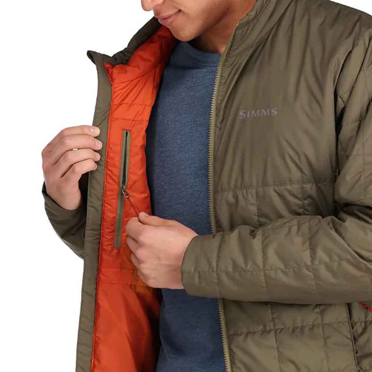 Simms Men's Fall Run Collared Insulated Fishing Jacket Simms Men's Fall Run Collared Insulated Fishing Jacket