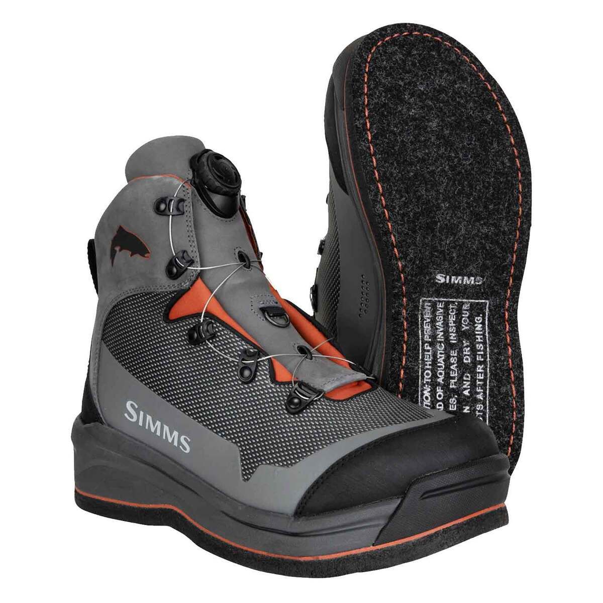Simms Size Boot Simms Men's Guide BOA Felt Wading Boots | Sportsman's Warehouse