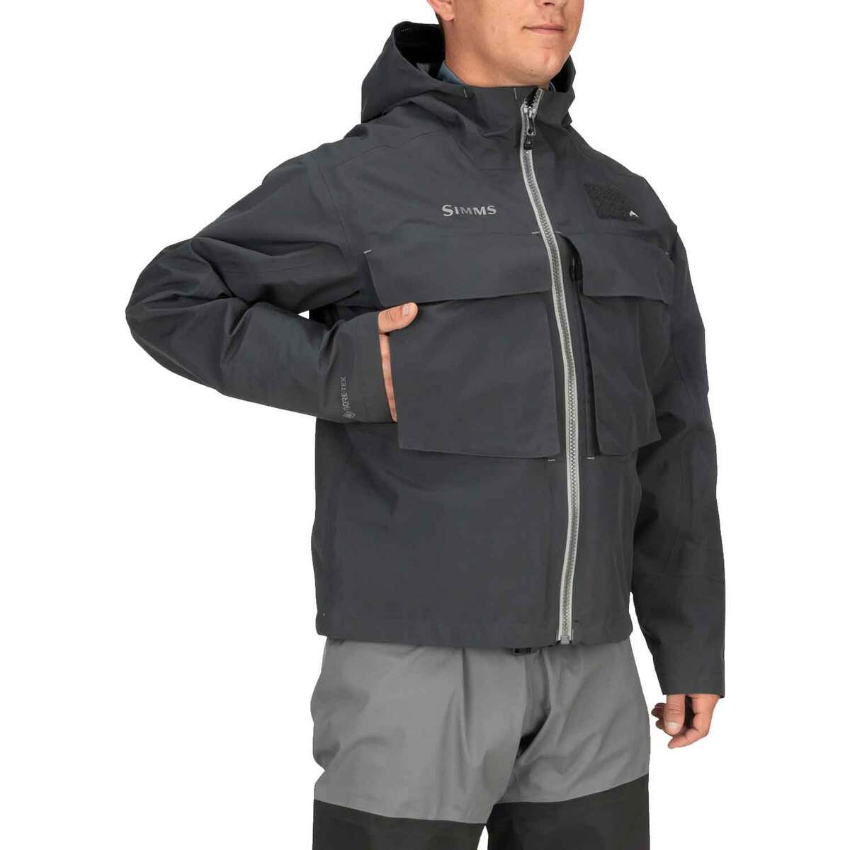 Simms Men's Guide Classic Wading Waterproof Fishing Jacket Simms Men's Guide Classic Wading Waterproof Fishing Jacket