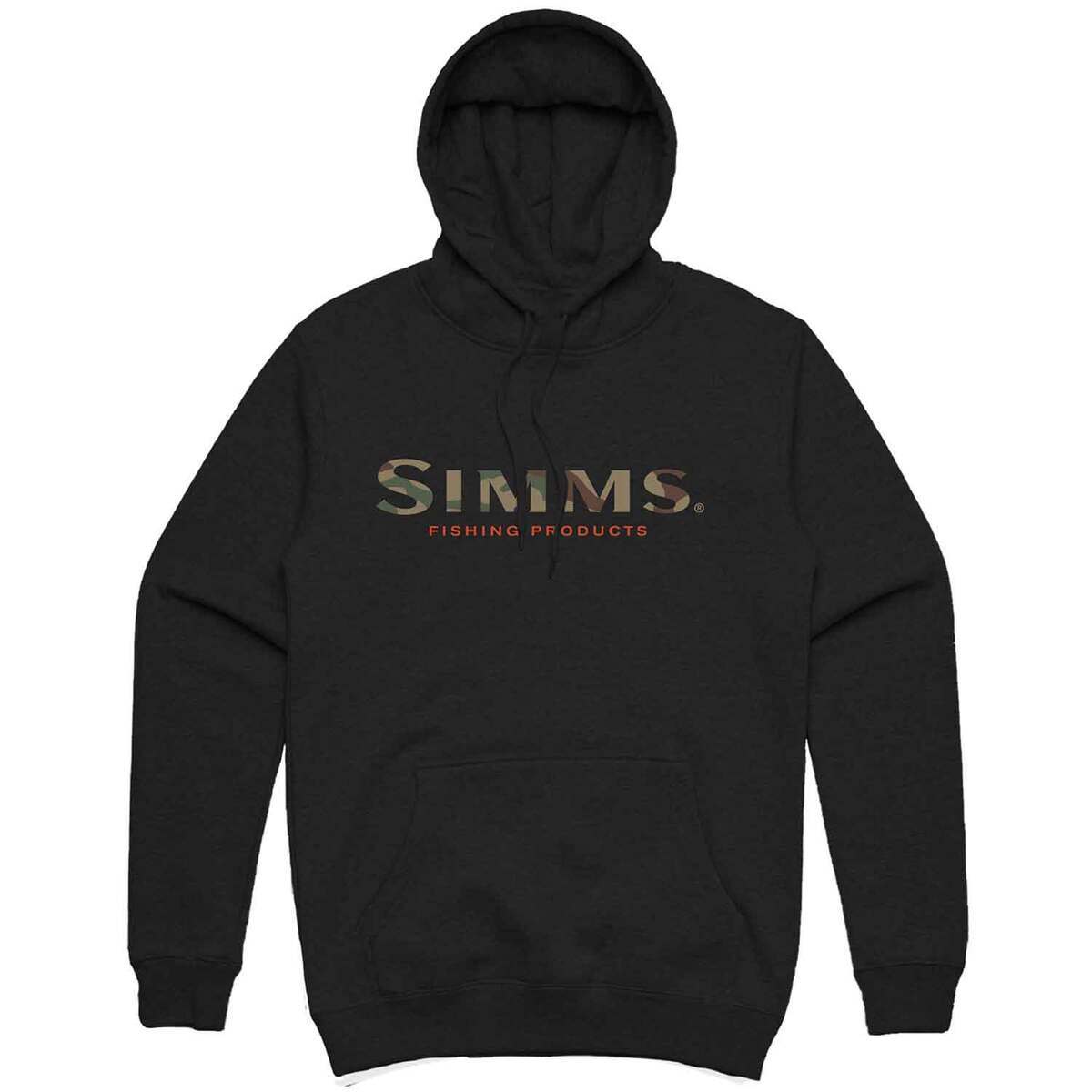 Simms Men's Logo Casual Hoodie Simms Men's Logo Casual Hoodie