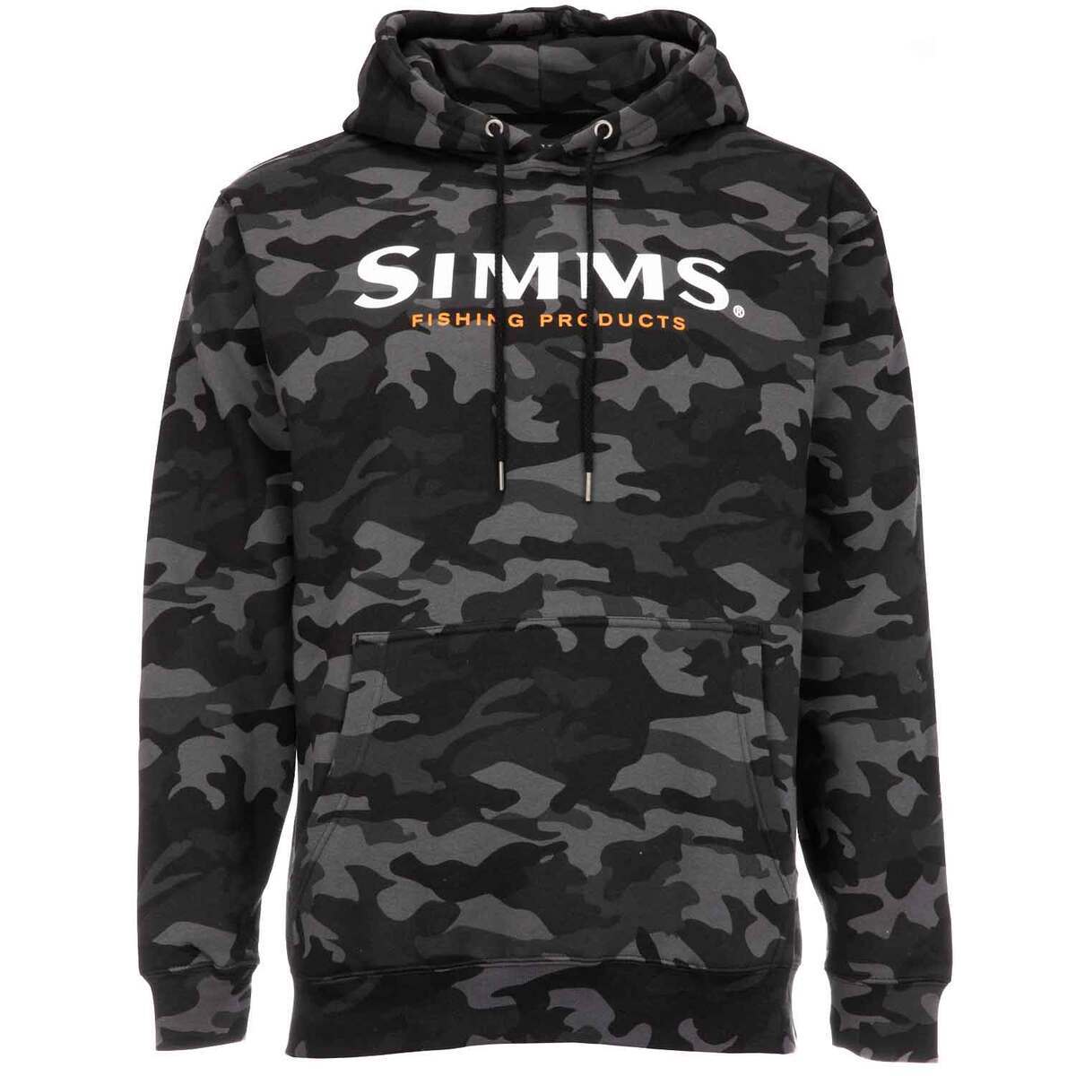 Simms Men's Logo Casual Hoodie Simms Men's Logo Casual Hoodie