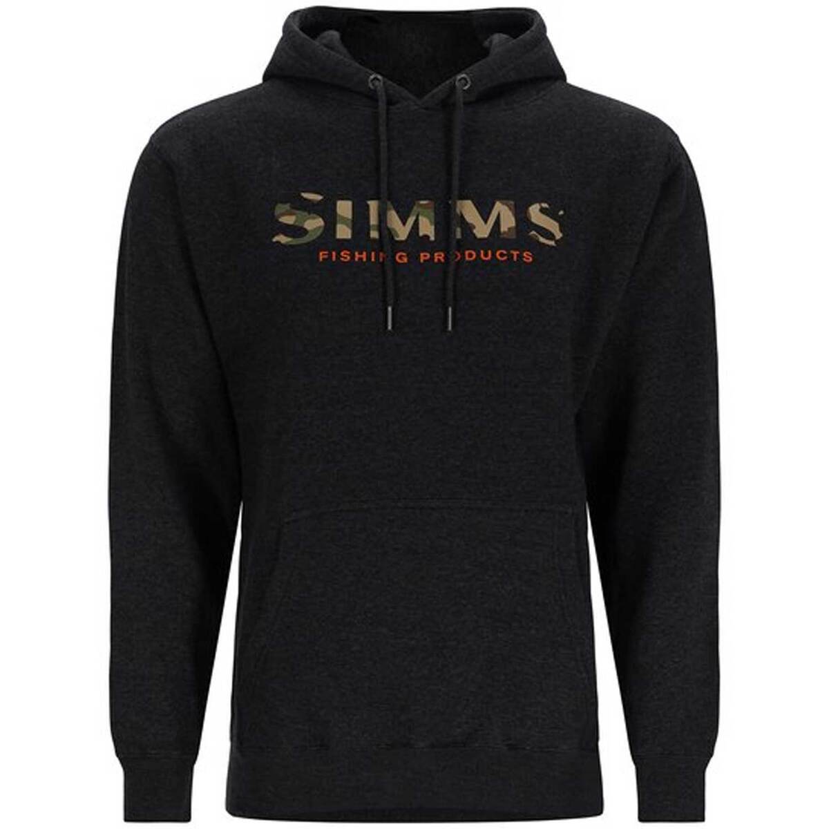Simms Men's Logo Casual Hoodie - Charcoal Heather - XXL - Charcoal ...