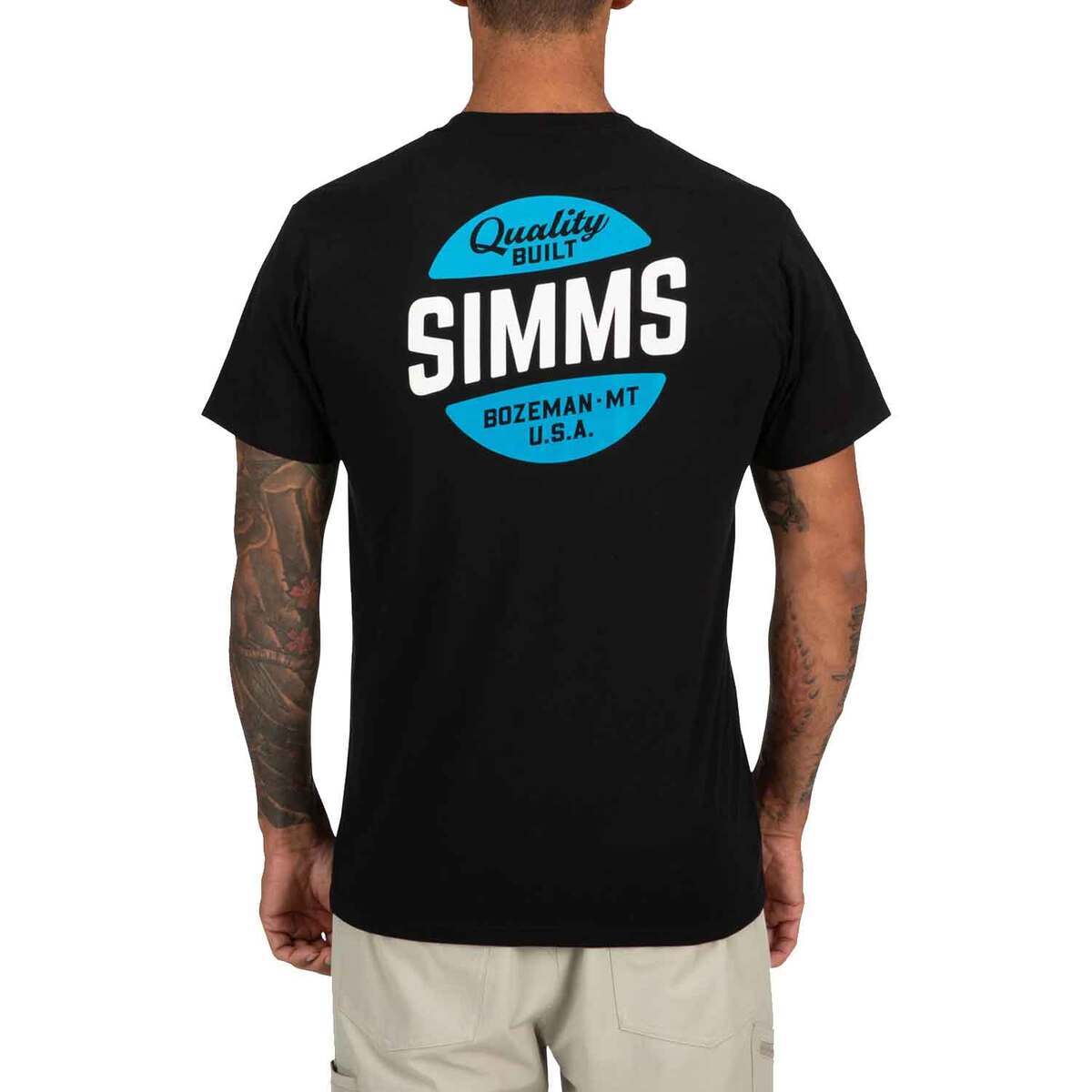 Simms Men's Quality Built Pocket Short Sleeve Casual Shirt Simms Men's Quality Built Pocket Short Sleeve Casual Shirt