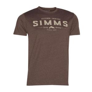 Simms Men's Quality Heritage Short Sleeve Shirt - Brown Heather - XL