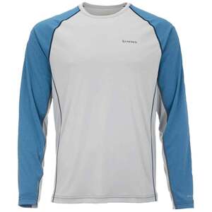 Simms Men's Solarflex Crewneck Solid Long Sleeve Fishing Shirt