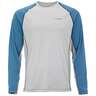 Simms Men's Solarflex Crewneck Solid Long Sleeve Fishing Shirt