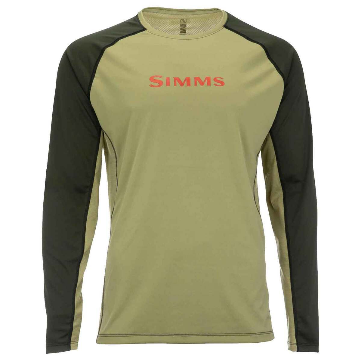 Simms Men's SolarVent Crew Long Sleeve Fishing Shirt Simms Men's SolarVent Crew Long Sleeve Fishing Shirt