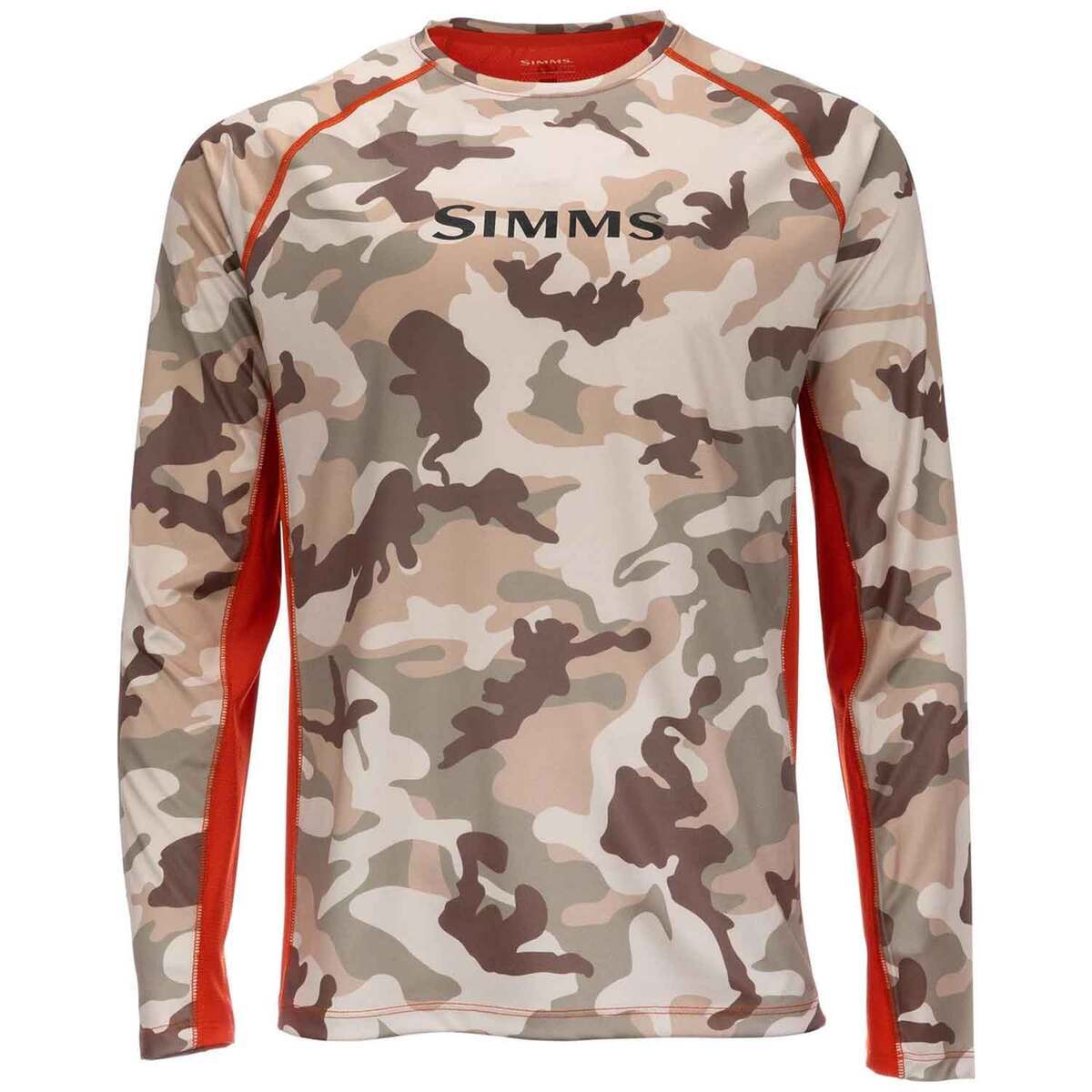 Simms Men's SolarVent Crew Long Sleeve Fishing Shirt Simms Men's SolarVent Crew Long Sleeve Fishing Shirt