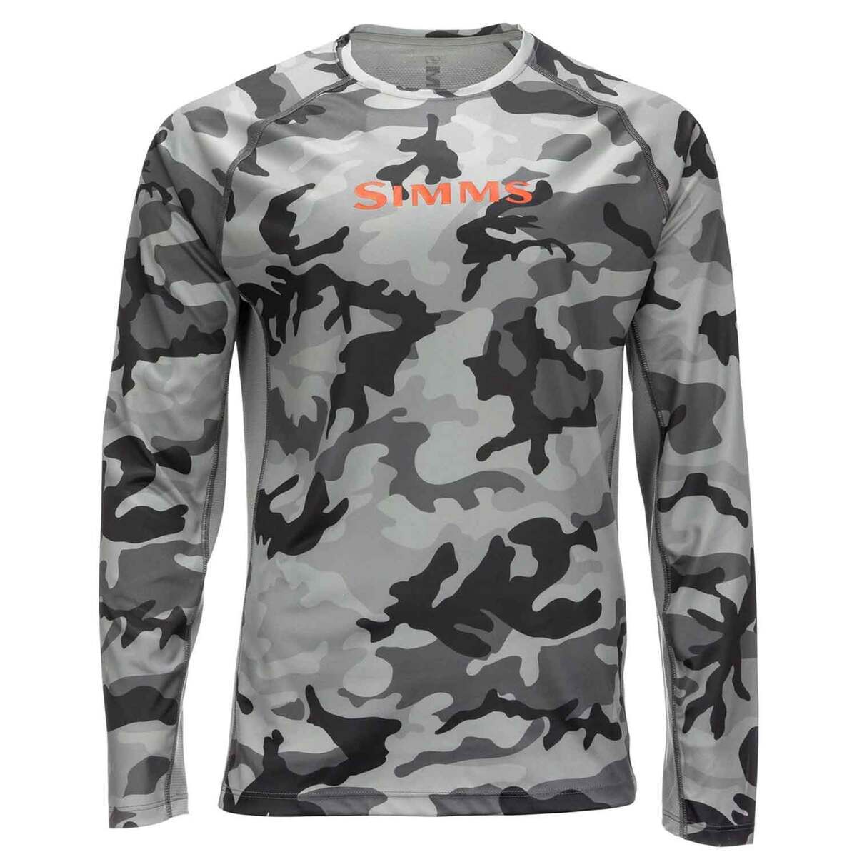 Simms Men's SolarVent Crew Long Sleeve Fishing Shirt Simms Men's SolarVent Crew Long Sleeve Fishing Shirt