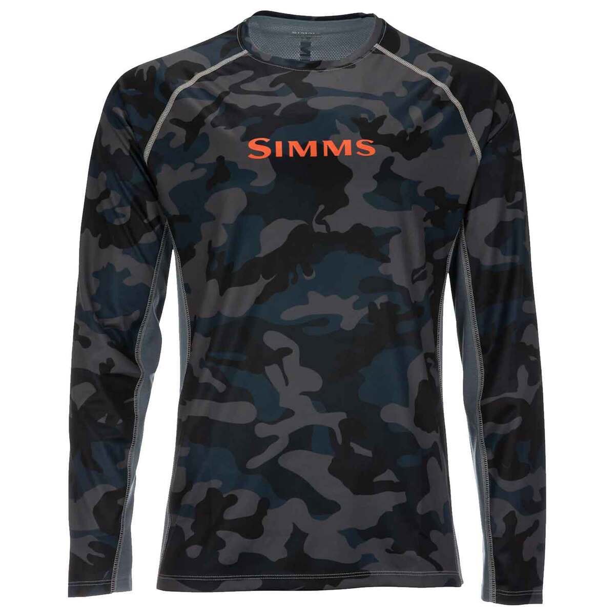 Simms Men's SolarVent Crew Long Sleeve Fishing Shirt Simms Men's SolarVent Crew Long Sleeve Fishing Shirt