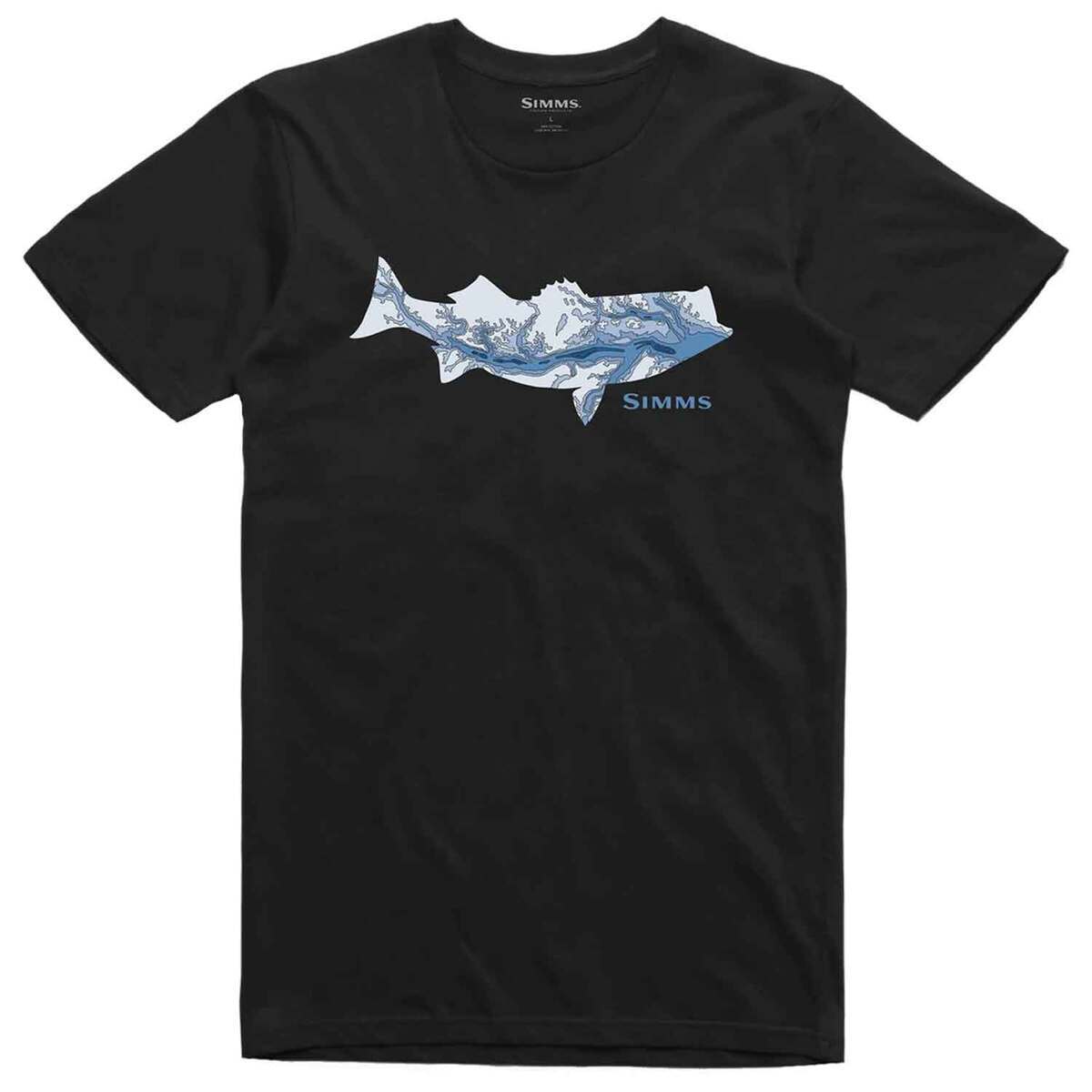 Simms Men's Striper Bay Fill Short Sleeve Casual Shirt Simms Men's Striper Bay Fill Short Sleeve Casual Shirt