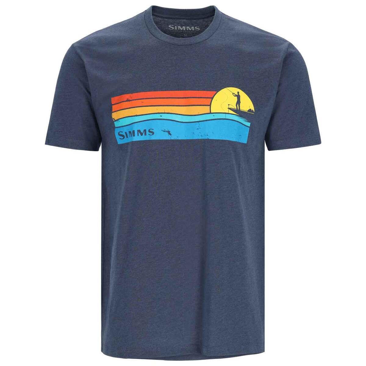 Simms Men's Sunset Short Sleeve Casual Shirt Simms Men's Sunset Short Sleeve Casual Shirt