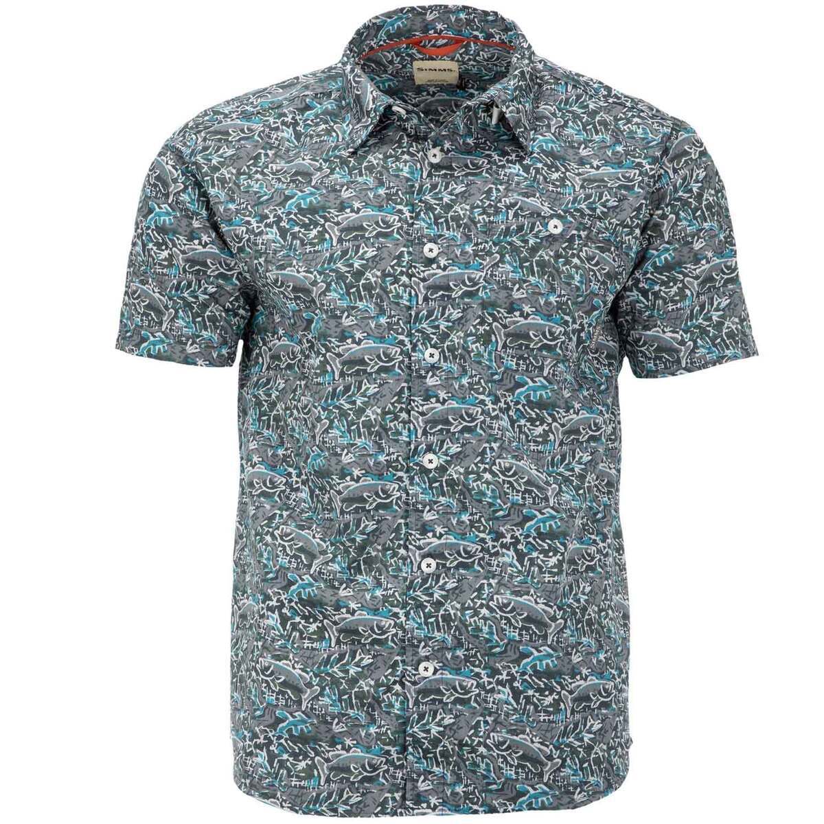 Simms Men's Tailout Short Sleeve Fishing Shirt Simms Men's Tailout Short Sleeve Fishing Shirt