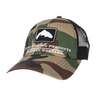 Simms Men's Trout Icon Trucker Hat - Woodland Camo - One Size Fits Most - Woodland Camo One Size Fits Most