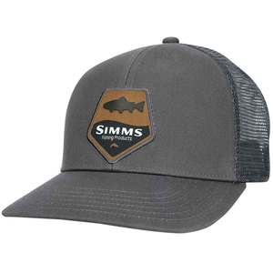 Simms Men's Trout Patch Trucker Hat - Carbon