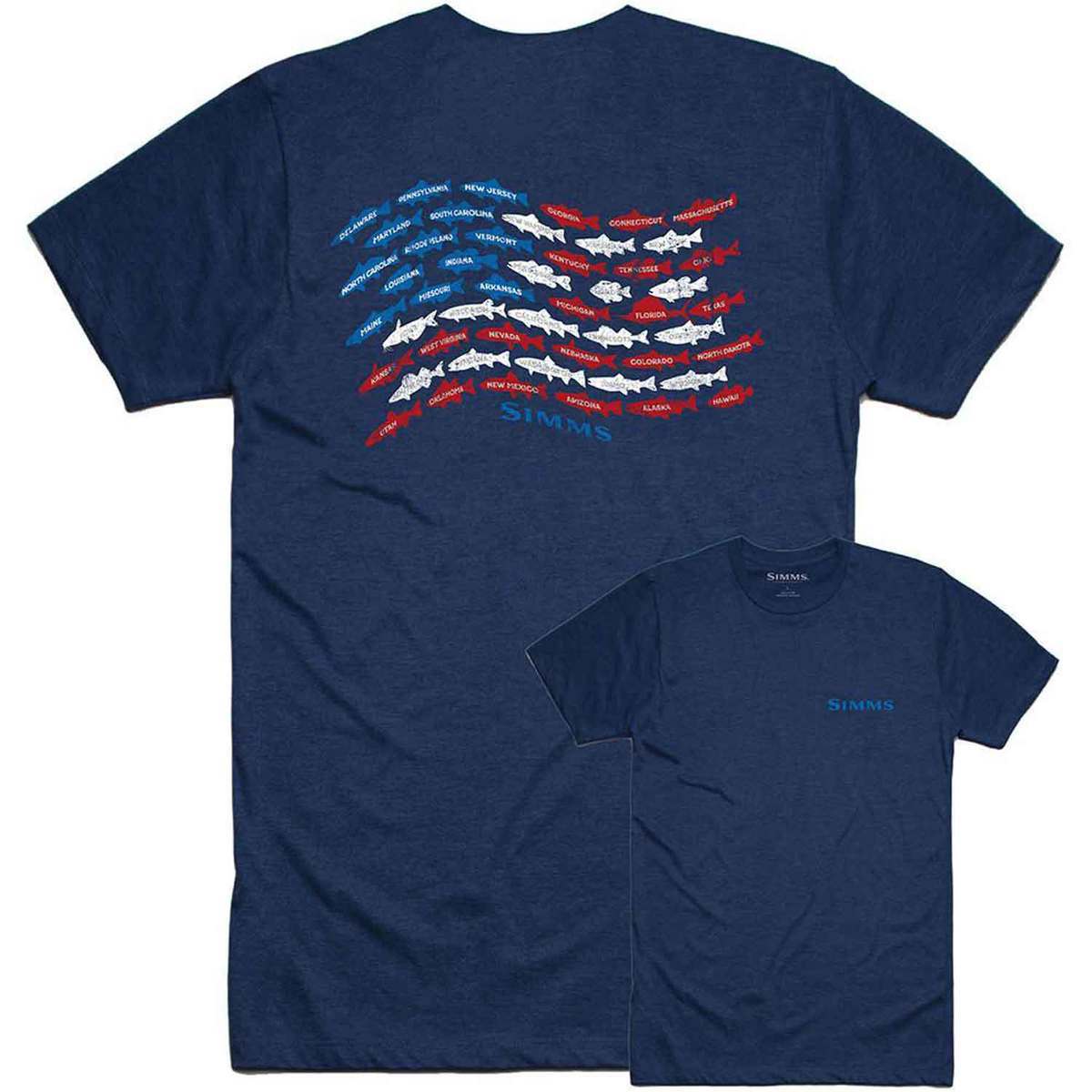 Simms Men's Upstream USA Short Sleeve Casual Shirt | Sportsman's Warehouse