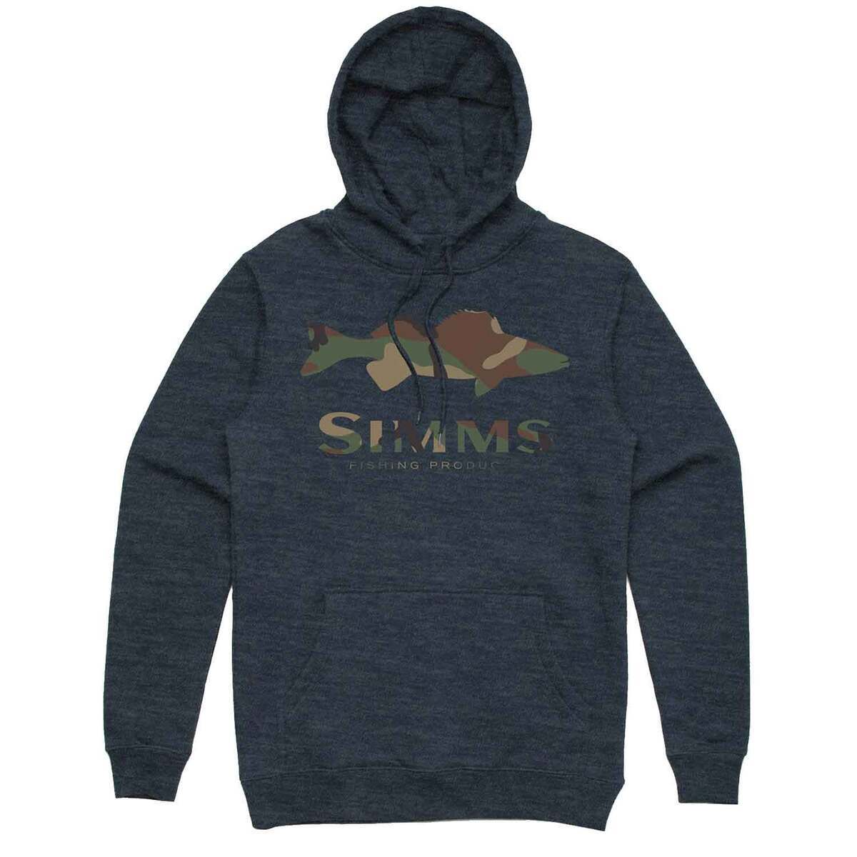 Simms Men's Walleye Logo Casual Hoodie - Navy - XL - Navy XL ...