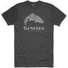 Simms Men's Wood Trout Fill Short Sleeve Casual Shirt