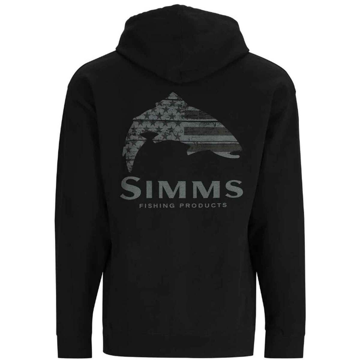 Simms Men's Tech Hoody Stone Trout Fly