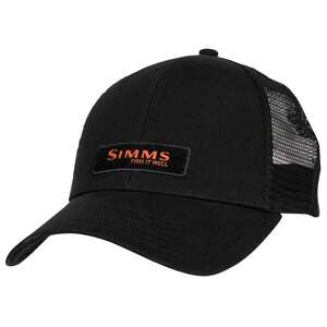 Simms Small Fit Fish It Well Forever Trucker Hat - Black - One Size Fits Most