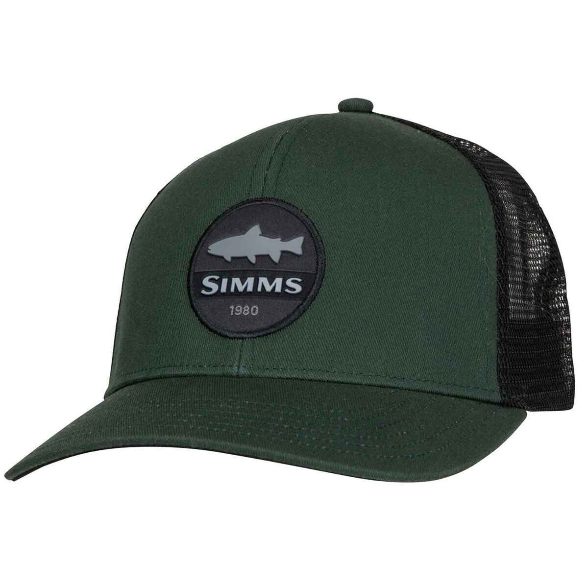 Simms Trout Patch Trucker Hat - Foliage - One Size Fits Most - Foliage ...