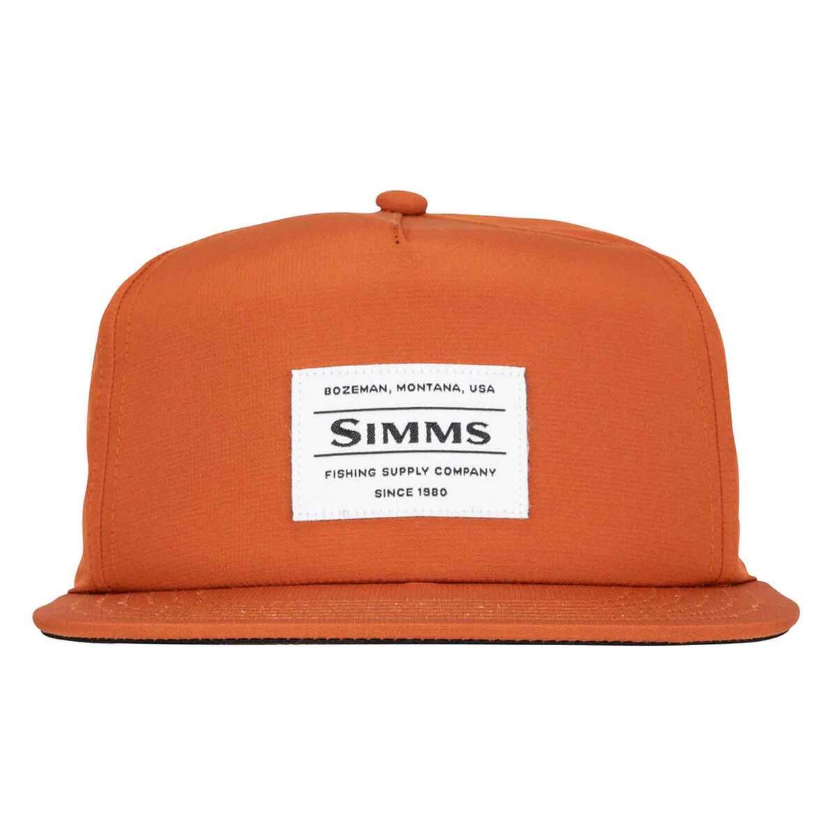 Simms Unstructured Flat Brim Adjustable Hat Simms Unstructured Flat Brim Adjustable Hat