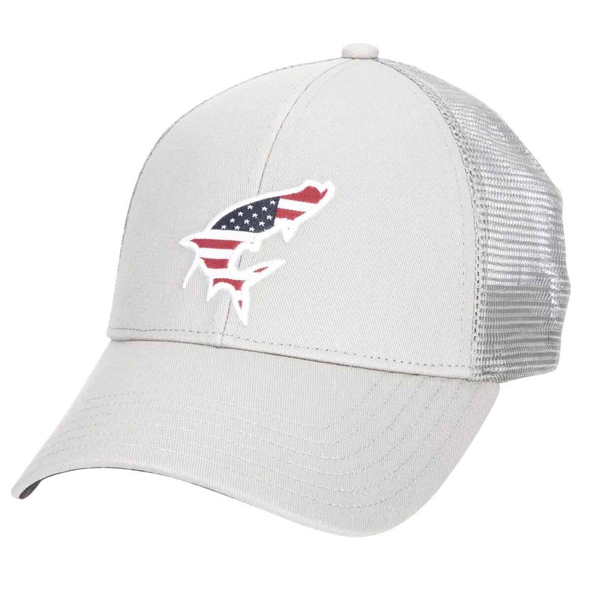 Simms USA Catch Trucker Hat - Sterling - One Size Fits Most - Sterling One Size Fits Most Simms USA Catch Trucker Hat - Sterling - One Size Fits Most - Sterling One Size Fits Most
