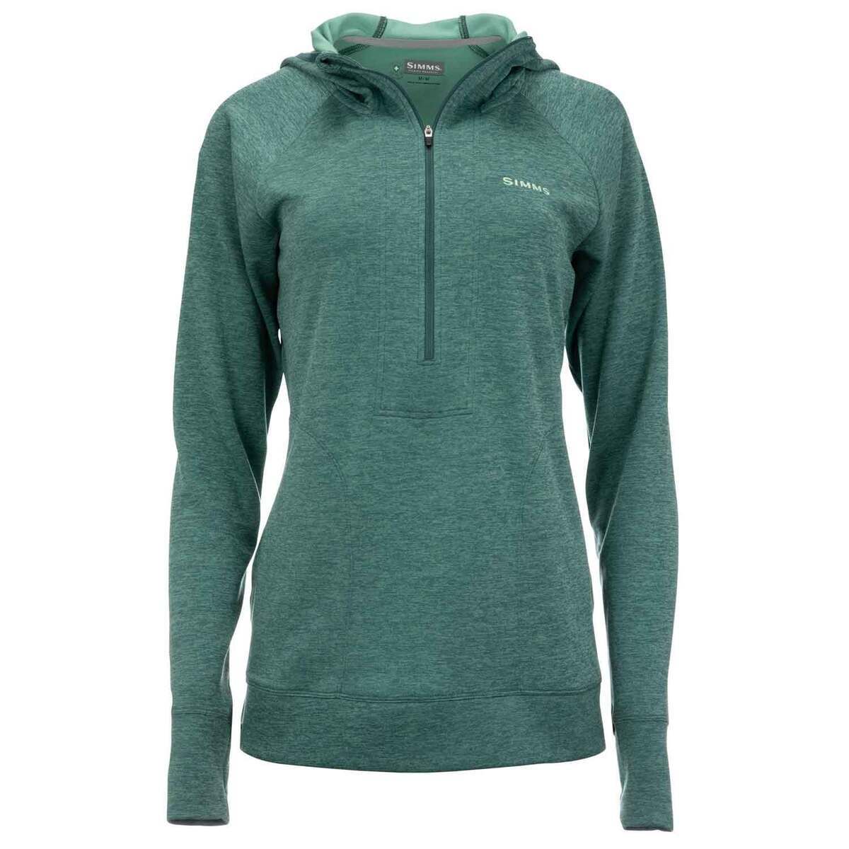 Simms Women's BugStopper Half Zip Fishing Hoodie Simms Women's BugStopper Half Zip Fishing Hoodie