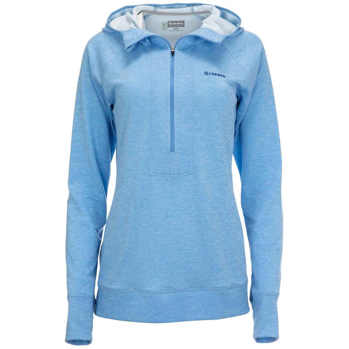 Simms Women's BugStopper Half Zip Fishing Hoodie Simms Women's BugStopper Half Zip Fishing Hoodie