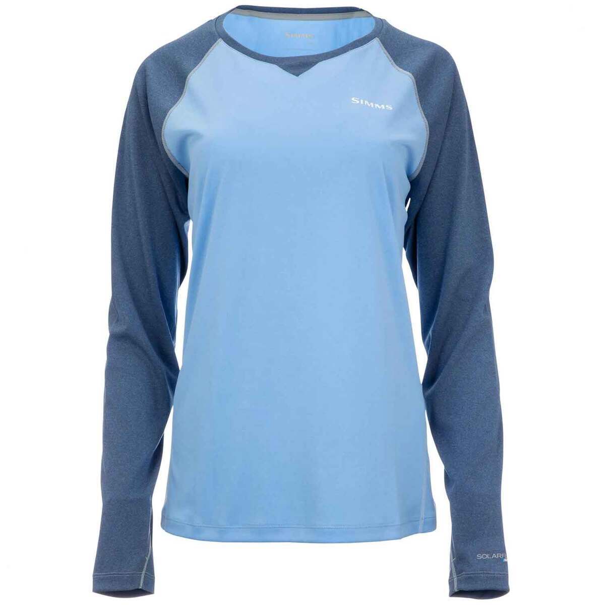 Simms Women's SolarFlex Crewneck Long Sleeve Fishing Shirt Simms Women's SolarFlex Crewneck Long Sleeve Fishing Shirt