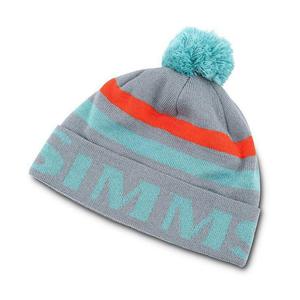 Simms Women's Windstopper® Flap Cap With Pom - Storm Cloud - One Size Fits Most