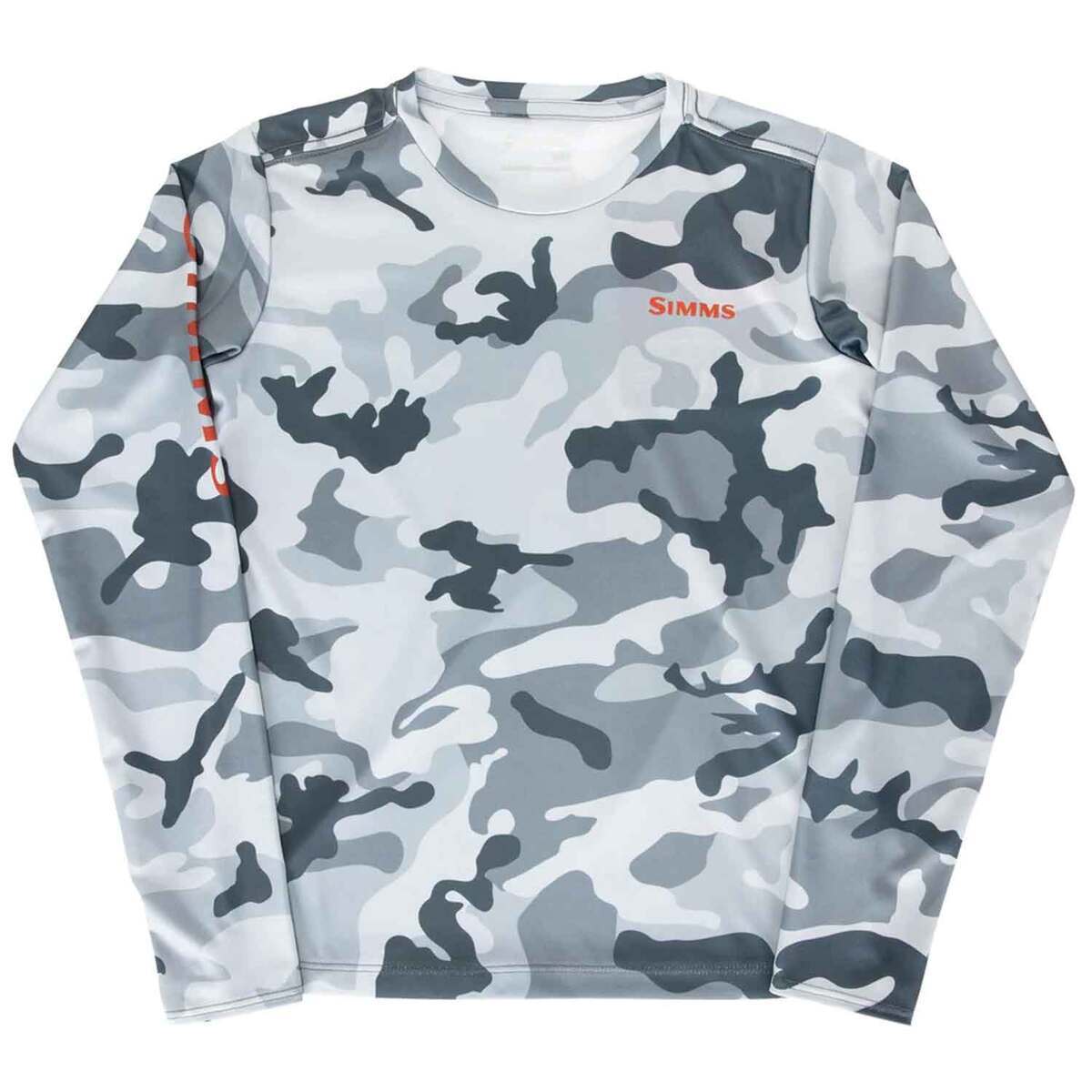 Simms Youth Solar Tech Crewneck Long Sleeve Fishing Shirt Simms Youth Solar Tech Crewneck Long Sleeve Fishing Shirt