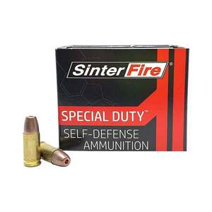 SinterFire Special Duty 45 Auto (ACP) 155gr HPF Handgun Ammo - 20 Rounds