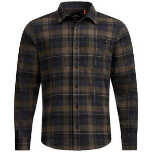 Sitka Ashland Lightweight Flannel Shirt - Black Pyrite Fall Plaid