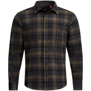 Sitka Ashland Lightweight Flannel Shirt - Black Pyrite/Fall Plaid