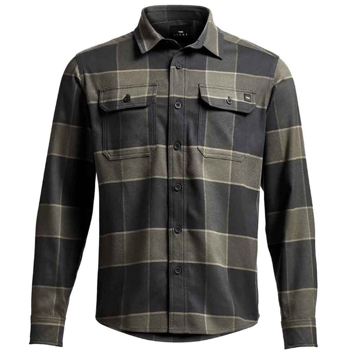 Sitka Bridger Flannel - Hemlock Green Plaid | Sportsman's Warehouse