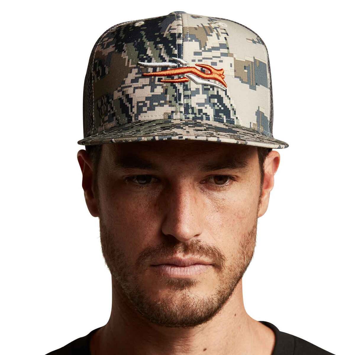 Sitka Flat Brim Trucker Hat - Optifade Open Country - Open Country One Size Fits Most Sitka Flat Brim Trucker Hat - Optifade Open Country - Open Country One Size Fits Most