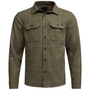 Sitka Hardwood Heavyweight Flannel Shirt - Deep Hemlock Fall Plaid
