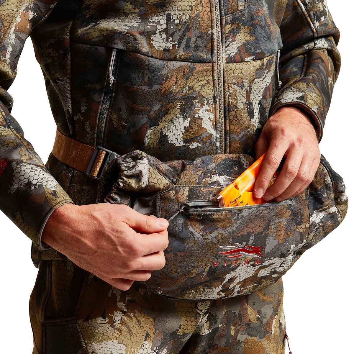 Sitka Hudson WS Hand Muff -Waterfowl Timber - Timber One Size Fits Most Sitka Hudson WS Hand Muff -Waterfowl Timber - Timber One Size Fits Most