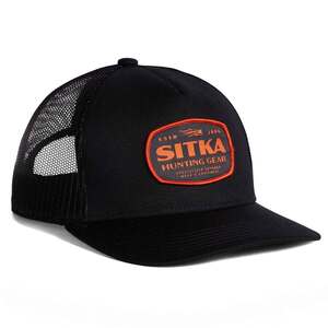 Sitka Hunt Patch Hi Pro Trucker Hat - Black